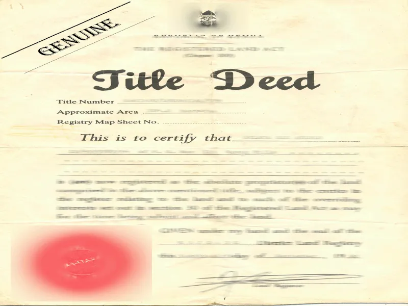 Title Deed